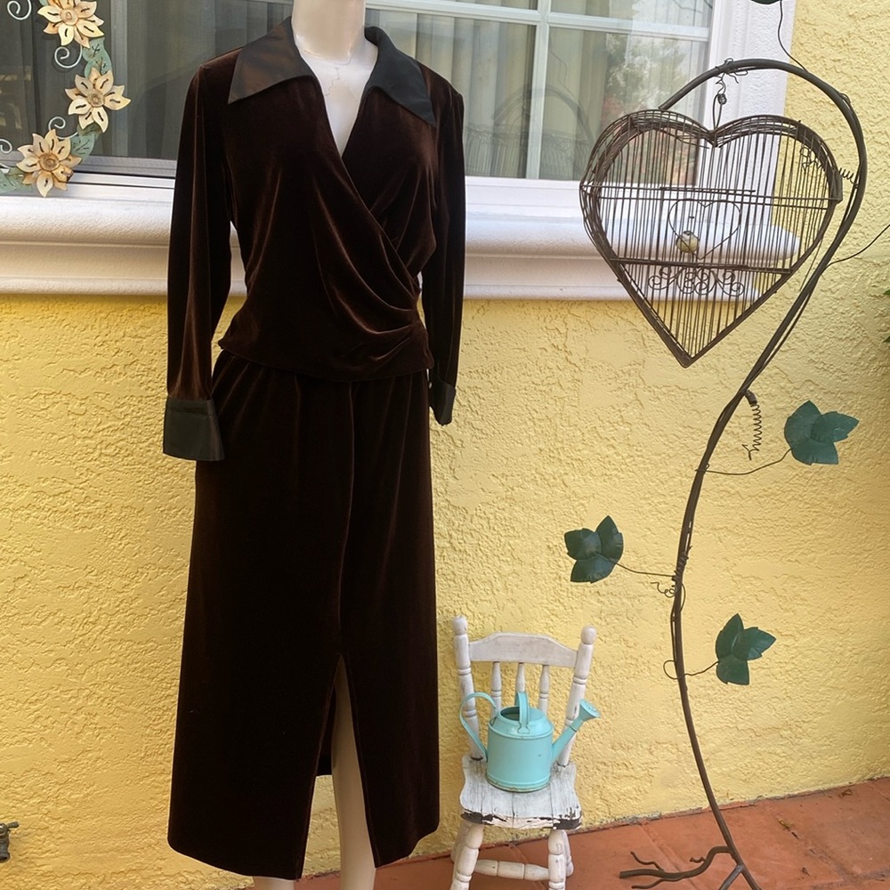 TALBOTS 2 Pc Faux Wrap